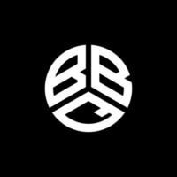 bbq lettera logo design su sfondo bianco. barbecue creativo iniziali lettera logo concept. disegno della lettera del barbecue. vettore