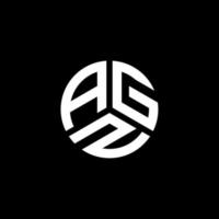 agz lettera logo design su sfondo bianco. agz creative iniziali lettera logo concept. disegno della lettera agz. vettore