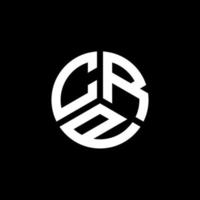 crp lettera logo design su sfondo bianco. crp creative iniziali lettera logo concept. disegno della lettera crp. vettore