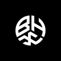 bhx lettera logo design su sfondo bianco. bhx creative iniziali lettera logo concept. disegno della lettera bhx. vettore