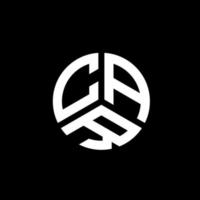 design del logo della lettera dell'auto su sfondo bianco. concetto di logo della lettera delle iniziali creative dell'auto. disegno della lettera dell'auto. vettore