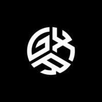 gxr lettera logo design su sfondo bianco. gxr creative iniziali lettera logo concept. disegno della lettera gxr. vettore