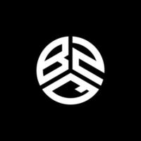 bzq lettera logo design su sfondo bianco. bzq creative iniziali lettera logo concept. disegno della lettera bzq. vettore