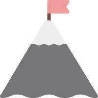 illustrazione dell'icona di montagna vettore