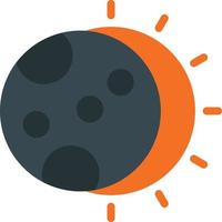 illustrazione dell'icona di eclissi vettore