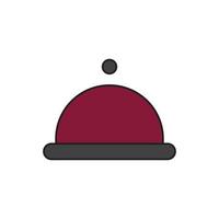 vettore del cappello per la presentazione del sito Web dell'icona del simbolo
