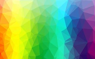 multicolore chiaro, layout astratto poligono vettoriale arcobaleno.