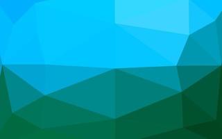 layout low poly di vettore azzurro, verde.