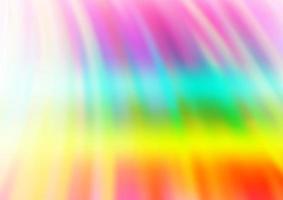 luce multicolore, motivo vettoriale arcobaleno con nastri piegati.