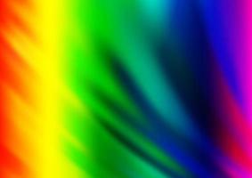 luce multicolore, modello vettoriale arcobaleno con forme di bolle.