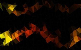 struttura poligonale astratta di vettore giallo scuro, arancione.
