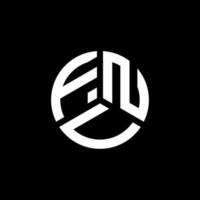 fnv lettera logo design su sfondo bianco. fnv creative iniziali lettera logo concept. design della lettera fnv. vettore