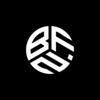 design del logo della lettera bfn su sfondo bianco. bfn creative iniziali lettera logo concept. design della lettera bfn. vettore