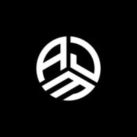 ajm lettera logo design su sfondo bianco. ajm creative iniziali lettera logo concept. disegno della lettera ajm. vettore