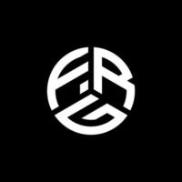 frg lettera logo design su sfondo bianco. frg creative iniziali lettera logo concept. disegno della lettera frg. vettore
