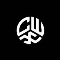 cwx lettera logo design su sfondo bianco. cwx creative iniziali lettera logo concept. disegno della lettera cwx. vettore