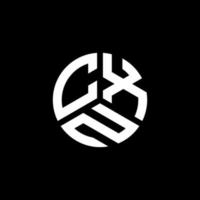 cxn lettera logo design su sfondo bianco. cxn creative iniziali lettera logo concept. disegno della lettera cxn. vettore