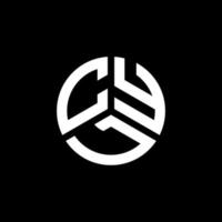 cyl lettera logo design su sfondo bianco. cyl creative iniziali lettera logo concept. disegno della lettera cyl. vettore