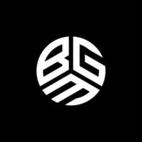 bgm lettera logo design su sfondo bianco. bgm creative iniziali lettera logo concept. disegno della lettera bgm. vettore