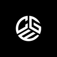 cge lettera logo design su sfondo bianco. cge creative iniziali lettera logo concept. disegno della lettera cg. vettore