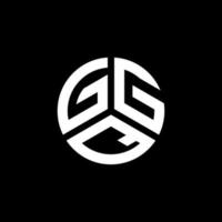 ggq creative iniziali lettera logo concept. ggq lettera design.ggq lettera logo design su sfondo bianco. ggq creative iniziali lettera logo concept. disegno della lettera ggq. vettore