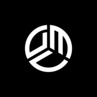 dmv lettera logo design su sfondo bianco. dmv creative iniziali lettera logo concept. design della lettera dmv. vettore