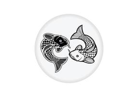 yin yang pesce fortunato cultura koi