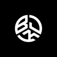 design del logo della lettera bjk su sfondo bianco. bjk creative iniziali lettera logo concept. disegno della lettera bjk. vettore