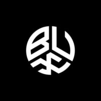 bux lettera logo design su sfondo bianco. bux creative iniziali lettera logo concept. disegno della lettera bux. vettore