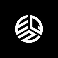 eqz lettera logo design su sfondo bianco. eqz creative iniziali lettera logo concept. disegno della lettera eqz. vettore