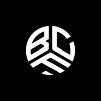 bcf lettera logo design su sfondo bianco. bcf creative iniziali lettera logo concept. disegno della lettera bcf. vettore