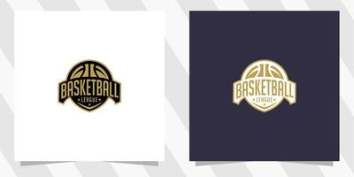 modello di progettazione logo basket vettore