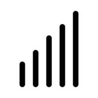 icona del vettore del segnale di rete adatta per lavori commerciali e modificabile o modificabile facilmente