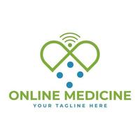 file vettoriale gratuito logo medicina online