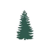 icona di vettore dell'albero di pino di natale