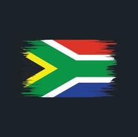 pennello bandiera sudafrica vettore