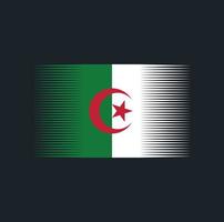 pennello bandiera algeria. bandiera nazionale vettore