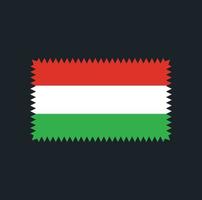 disegno vettoriale bandiera dell'ungheria. bandiera nazionale