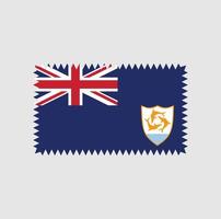 disegno vettoriale bandiera anguilla. bandiera nazionale