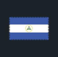 disegno vettoriale della bandiera del nicaragua. bandiera nazionale