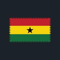 disegno vettoriale della bandiera del ghana. bandiera nazionale