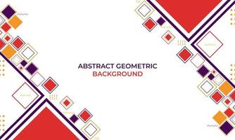 sfondo geometrico astratto colorato piatto vettore