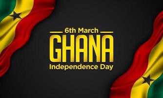 disegno di sfondo del giorno dell'indipendenza del ghana. vettore