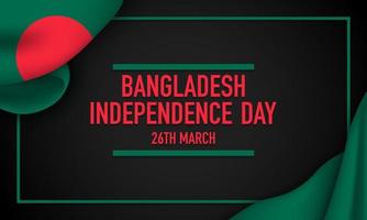 sfondo del giorno dell'indipendenza del bangladesh. illustrazione vettoriale. vettore