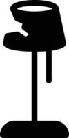 illustrazione vettoriale della lampada su uno sfondo. simboli di qualità premium. icone vettoriali per il concetto e la progettazione grafica.