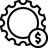 impostazione dell'illustrazione vettoriale della moneta su uno sfondo. simboli di qualità premium. icone vettoriali per il concetto e la progettazione grafica.