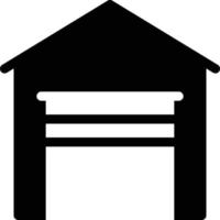 illustrazione vettoriale del garage su uno sfondo simboli di qualità premium. icone vettoriali per il concetto e la progettazione grafica.