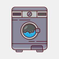 illustrazione vettoriale di lavaggio su uno sfondo simboli di qualità premium. icone vettoriali per il concetto e la progettazione grafica.