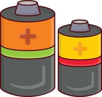 illustrazione vettoriale della batteria su uno sfondo simboli di qualità premium. icone vettoriali per il concetto e la progettazione grafica.