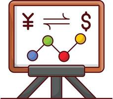 illustrazione vettoriale di presentazione su uno sfondo. simboli di qualità premium. icone vettoriali per il concetto e la progettazione grafica.